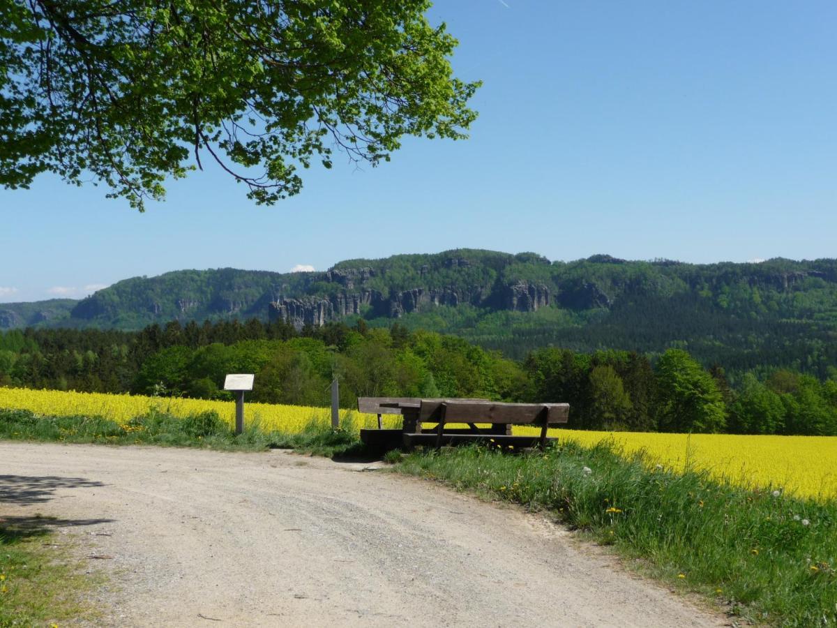4-Bettzimmer Saechsische Schweiz Mittelndorf ภายนอก รูปภาพ