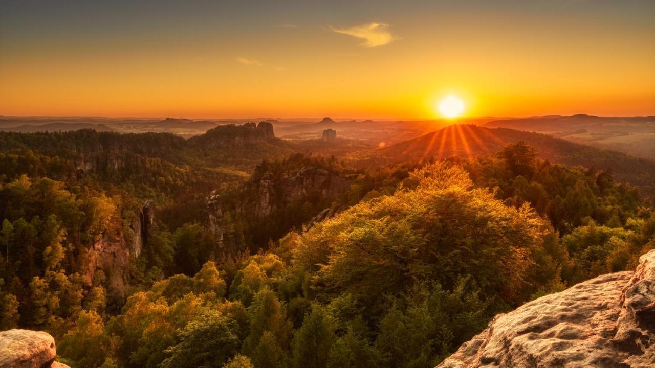 4-Bettzimmer Saechsische Schweiz Mittelndorf ภายนอก รูปภาพ