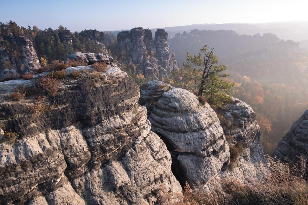 4-Bettzimmer Saechsische Schweiz Mittelndorf ภายนอก รูปภาพ