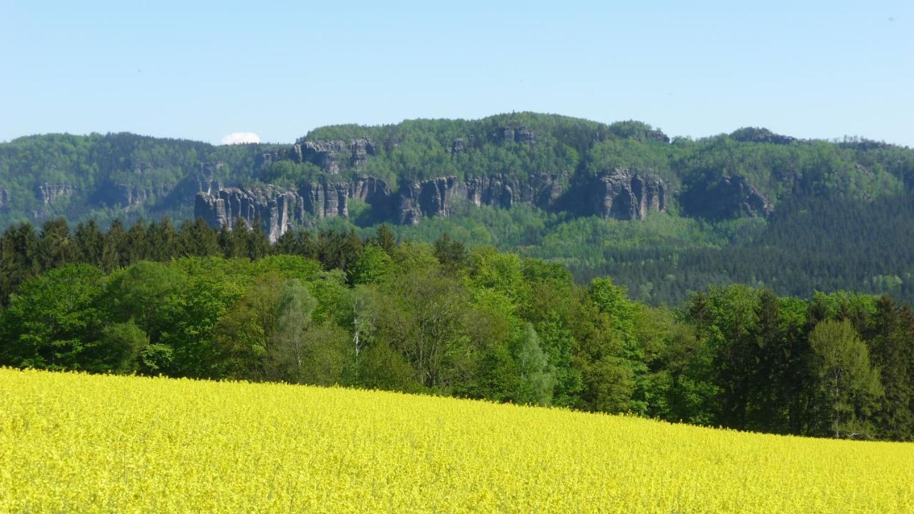 4-Bettzimmer Saechsische Schweiz Mittelndorf ภายนอก รูปภาพ