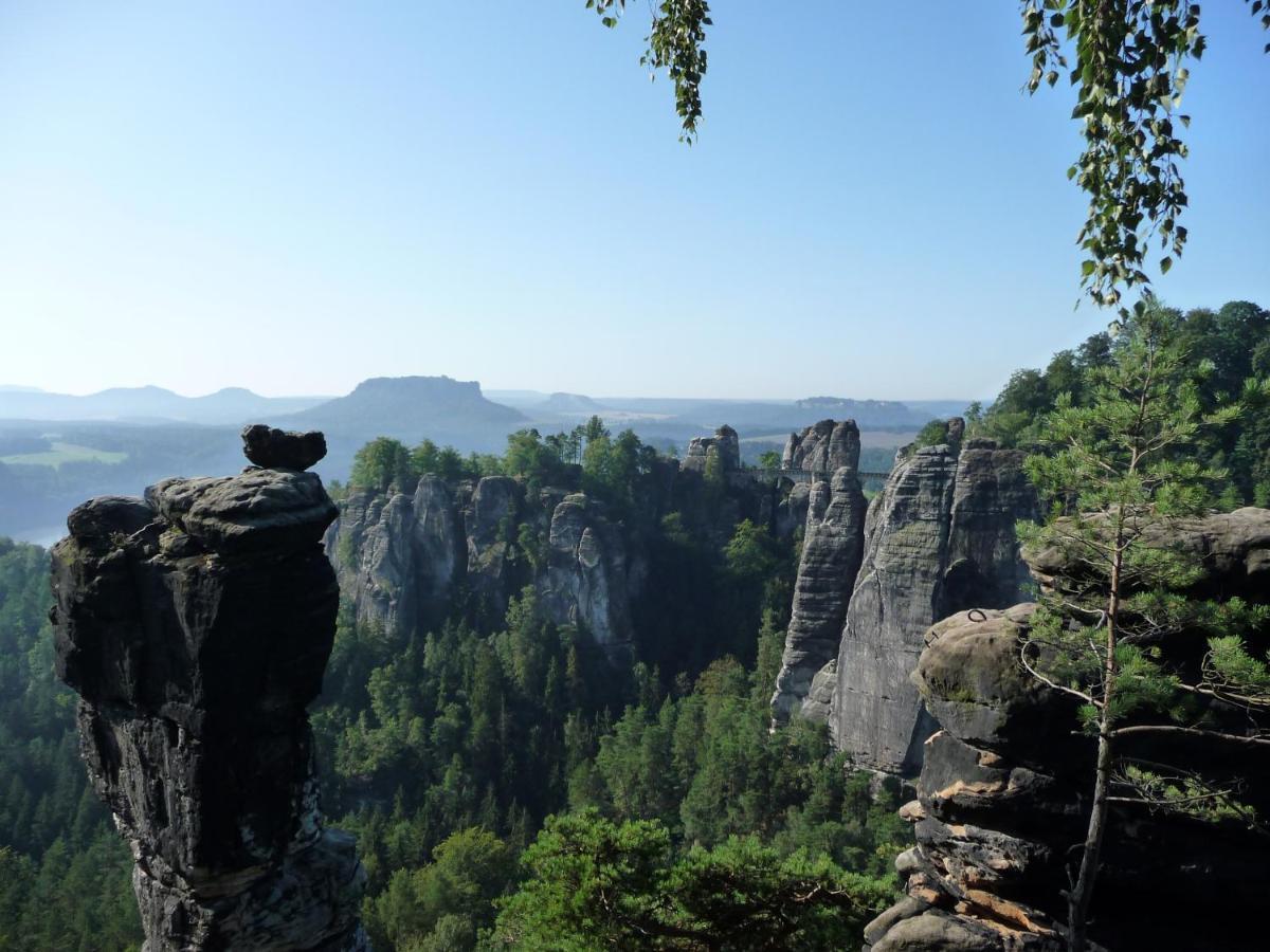 4-Bettzimmer Saechsische Schweiz Mittelndorf ภายนอก รูปภาพ