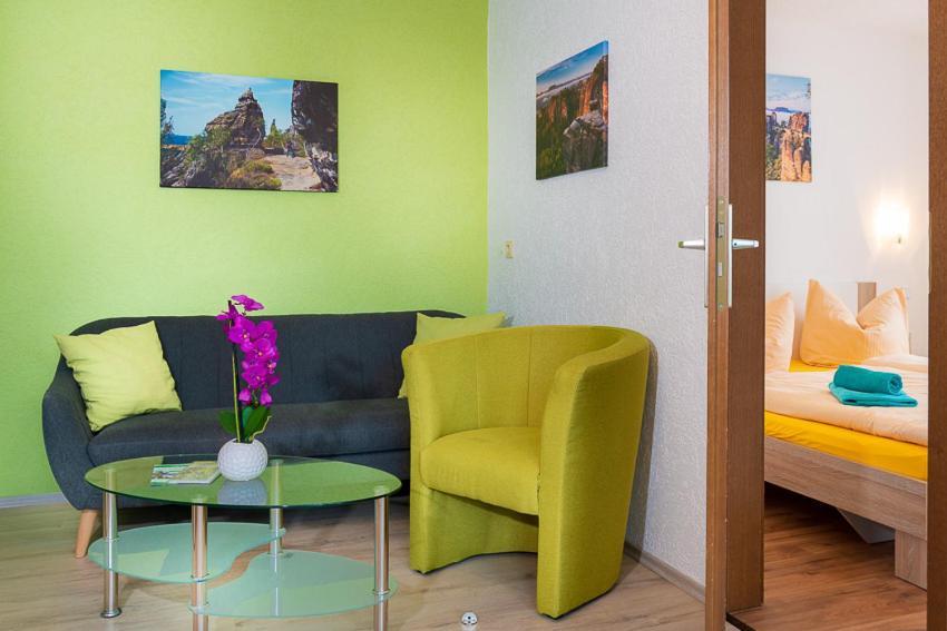 4-Bettzimmer Saechsische Schweiz Mittelndorf ภายนอก รูปภาพ